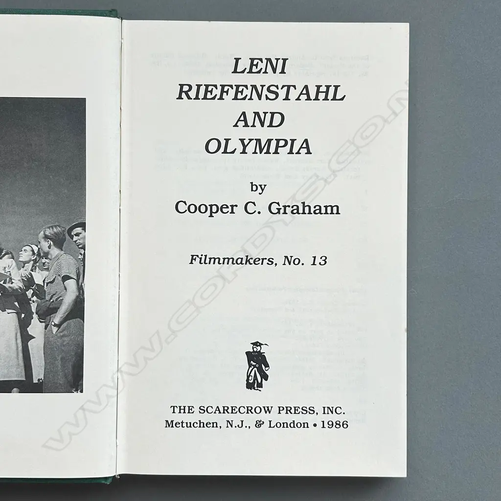 COOPER C GRAHAM: LENI RIEFENSTAHL AND OLYMPIA Image 1++
